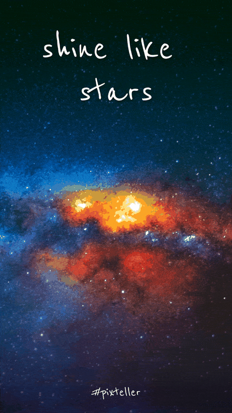 Shine Like Stars Frame by Frame Video Story Example