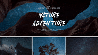 4 Replaceble Photos in One Animated Slideshow Example