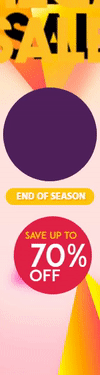 Mega Sale End of Season Banner