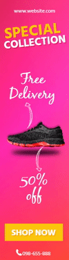 Sneakers Sport Gym Sale Banner