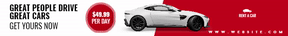 Rent A Car Sale Banner
