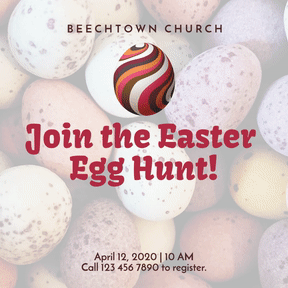Sale Happy Easter Design Template - #invitation #sales #easter #anniversary