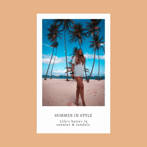 Customizable Summer in Style Graphic Post