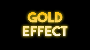 Gold Text Effect