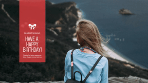 Celebrating Happy Birthday Customizable Graphic