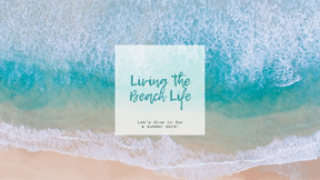 Blue Ocean Water Summer Your Social Media Posts