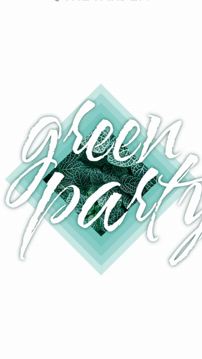 Green party #invitation #poster #party #fun #green #eco