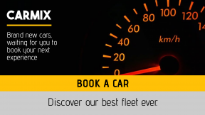 Advertise your car rental deal banner