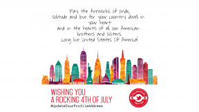 Anniversary design template - 4th of July message #4thofjuly #happyforthofjuly #independenceday #independence #day #america #anniversary