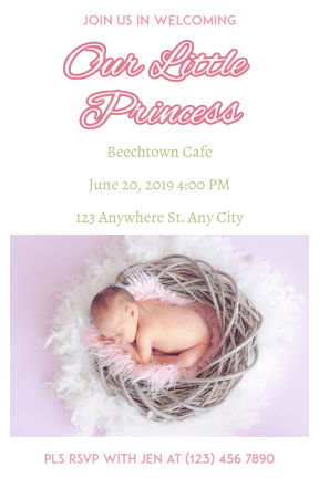 Baby Shower #baby #invitation #babyshower #littlegirl #girl