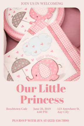 Baby Shower #baby #invitation #babyshower #littlegirl #girl