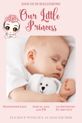 Baby Shower #baby #invitation #babyshower #littlegirl #girl
