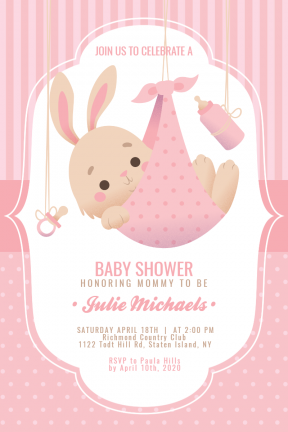 Baby Shower #baby #invitation #babyshower #littlegirl #girl