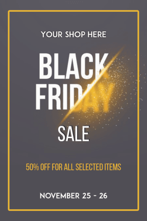 Black Friday #black friday #sale #black #poster #template #store