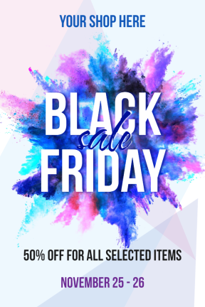 Black Friday #black friday #sale #black #poster #template #store