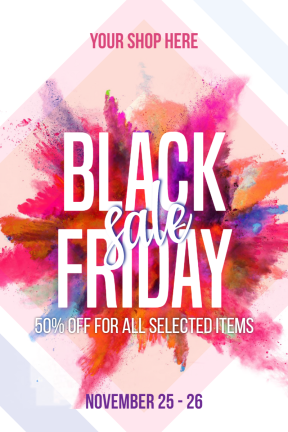 Black Friday #black friday #sale #black #poster #template #store
