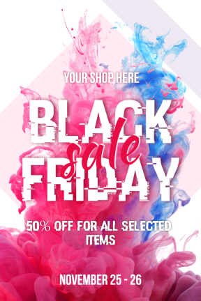 Black Friday #black friday #sale #black #poster #template #store