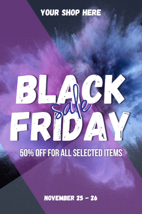 Black Friday #black friday #sale #black #poster #template #store