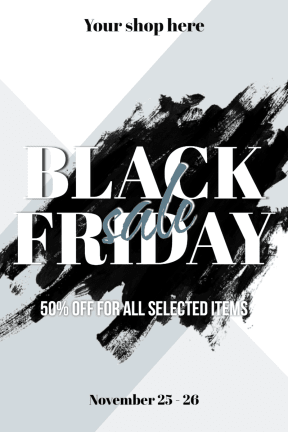 Black Friday #black friday #sale #black #poster #template #store