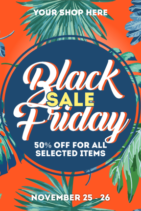 Black Friday #black friday #sale #black #poster #template #store