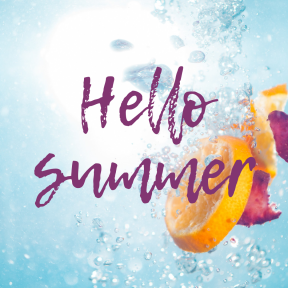 Blog Display Creative - Hello Summer