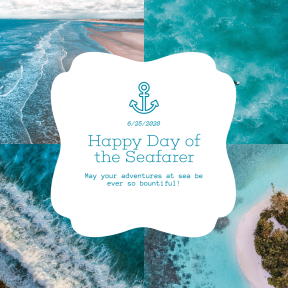 Blue Sea Custom Collage Design