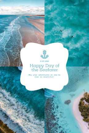 Blue Sea Custom Collage Design