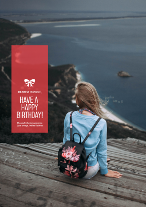 Celebrating Happy Birthday Customizable Graphic