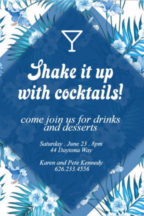 Cocktail party #invitation #party #cocktail #fun