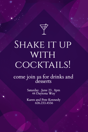 Cocktail party #invitation #party #cocktail #fun