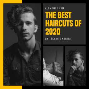 Custom Men's Grooming Photo Collage - Black and White