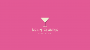 Editable Cocktail Bar Logo Easy to Customize