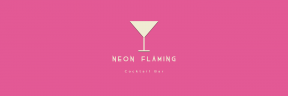 Editable Cocktail Bar Logo Easy to Customize