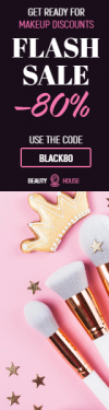 Flash Sale Makeup Banner