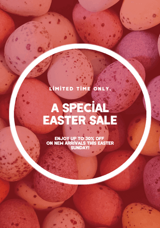 Easter Flyer Template - Special Sale Discount