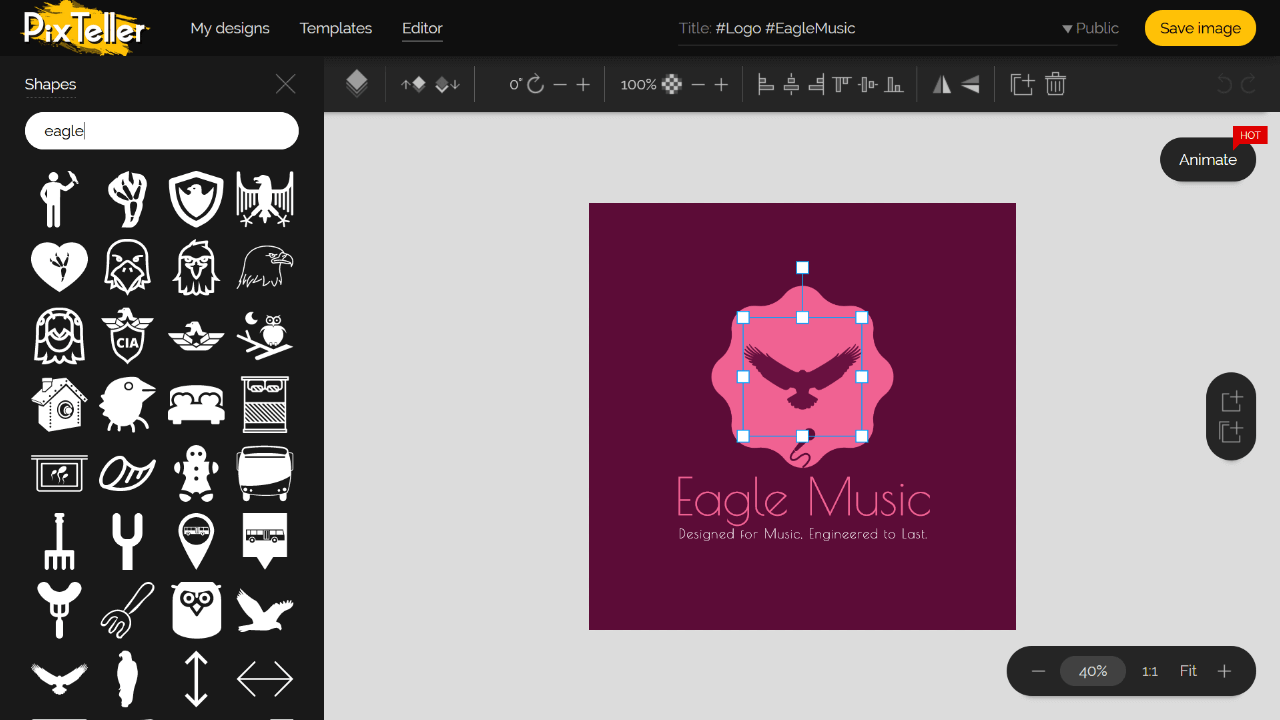 Free Logo Editor Screenshot