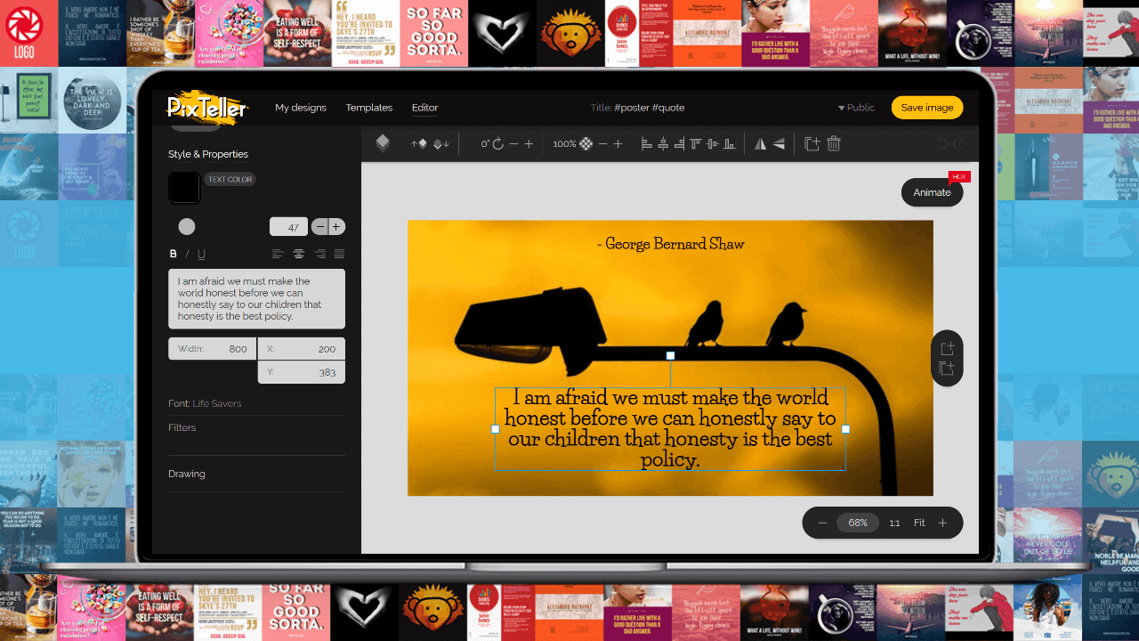Free Picture Quote Maker