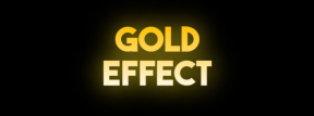 Gold Text Effect