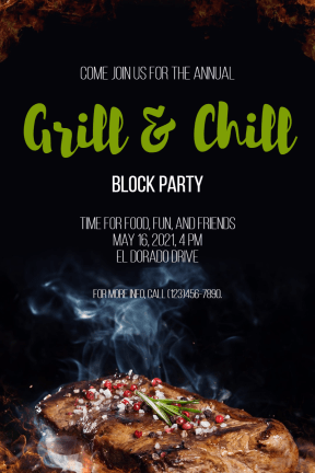 Grill and chill #invitation #grill #barbecue #food #bbq  #party