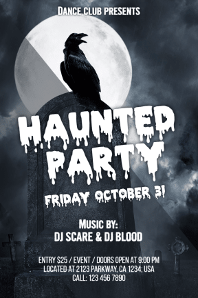 Halloween party #invitation #halloween #party #dance #fun #haunted