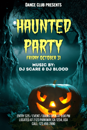 Halloween party #invitation #halloween #party #dance #fun #haunted