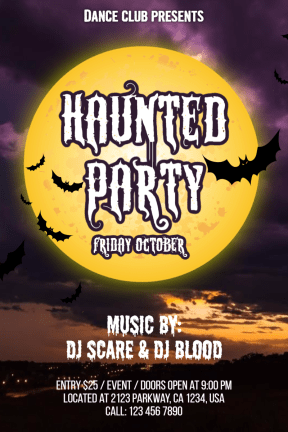 Halloween party #invitation #halloween #party #dance #fun #haunted