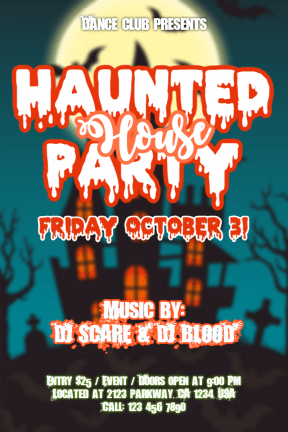 Halloween party #invitation #halloween #party #dance #fun #haunted