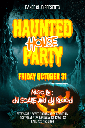 Halloween party #invitation #halloween #party #dance #fun #haunted