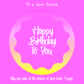Happy Birthday Graphic for Celebrating