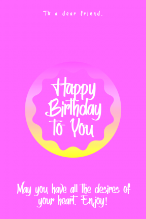 Happy Birthday Graphic for Celebrating