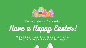 Happy Easter Design Template - #easter #anniversary