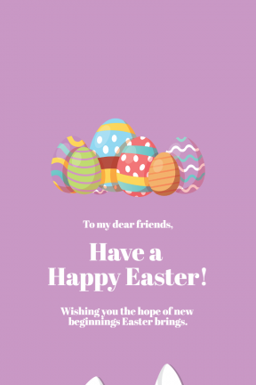 Happy Easter Design Template - #easter #anniversary