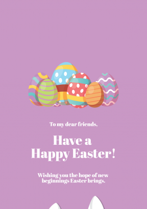 Happy Easter Design Template - #easter #anniversary