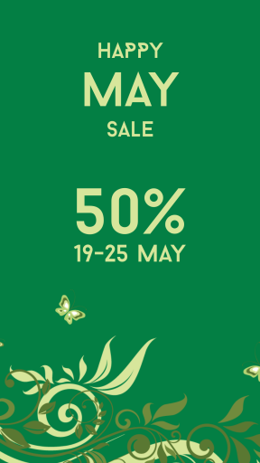 Happy May Sale
